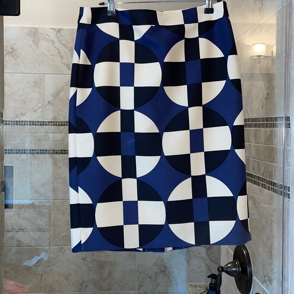 JCREW No. 2 Patterned Pencil Skirt